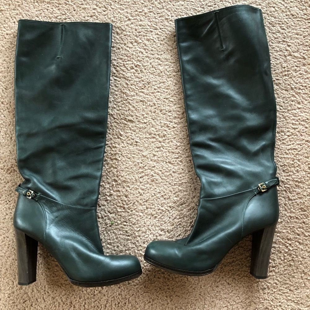 Hunter green Hugo boss boots
